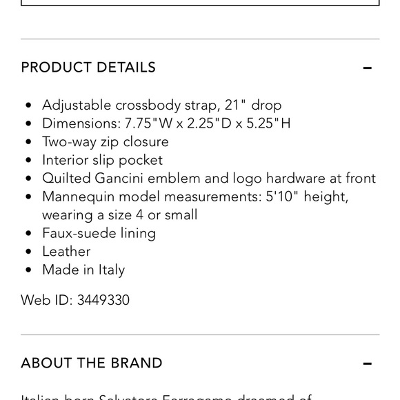 Salvatore Ferragamo Camera bag cross body - Picture 7 of 7